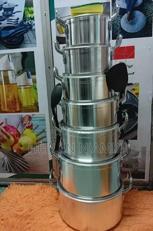 Stainless Steel Cooking Pot Set - thumbnail 2