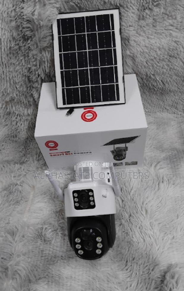 V380 Dual Lens 4G Camera Solar Outdoor PTZ Camera CCTV