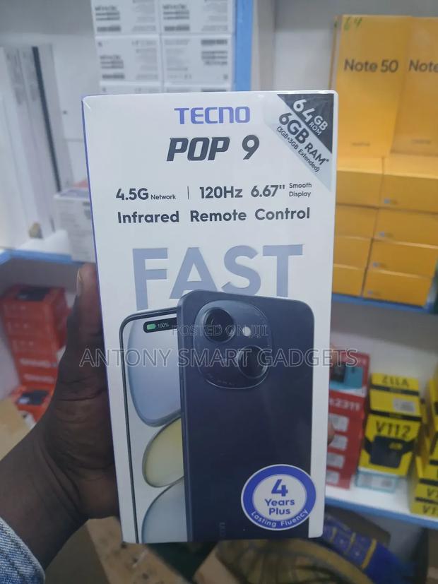New Tecno Pop 9 64 GB Black - main view