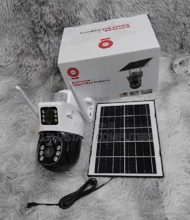 *^^Dual Lens V380 PRO 4G Solar PTZ Camera Colored Night Visi
