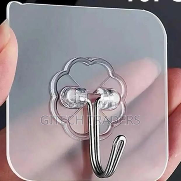 Transparent Stainless Steel Strong Self Adhesive Hook