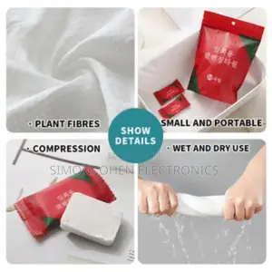 Portable Magic Tablet Towel That Expands in Water