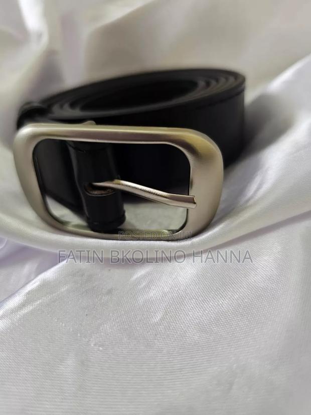 Silver Buckle Belt for Her - main view