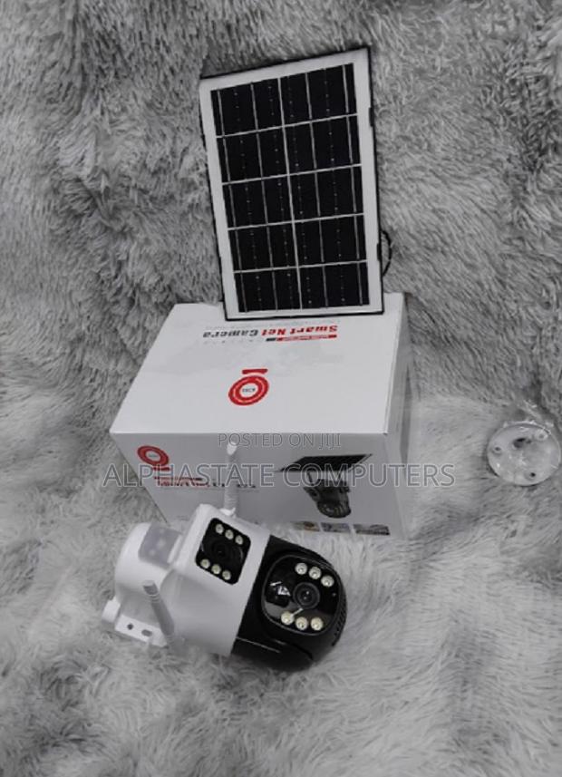 Dual 4g.Solar Camera With Double Lens V380 Pro CCTV