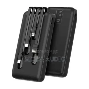 Sivia 20000mah Portable Power Bank With 3 in 1 Cable