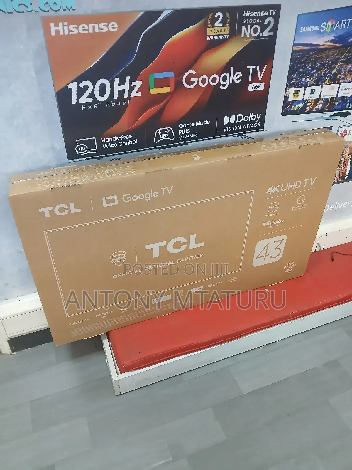 TCL 43 Inch V6d HDR Google TV (2026)