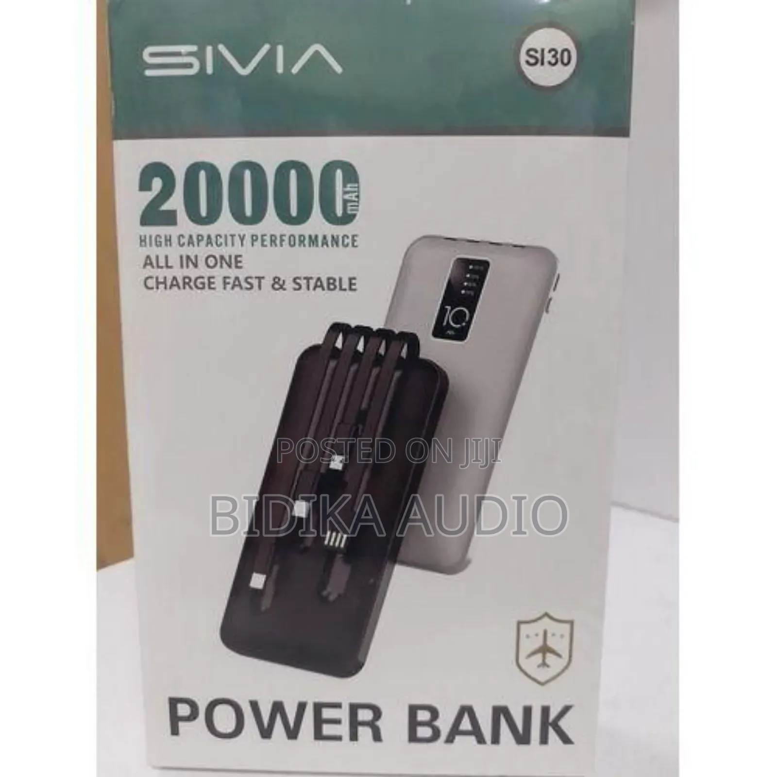 Sivia Powerbank With 20000 High Capacity Performance