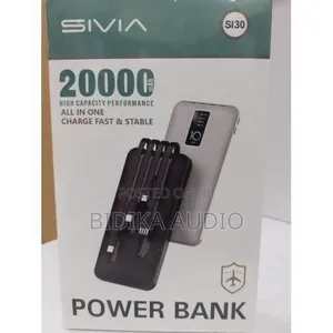 Sivia Powerbank With 20000 High Capacity Performance