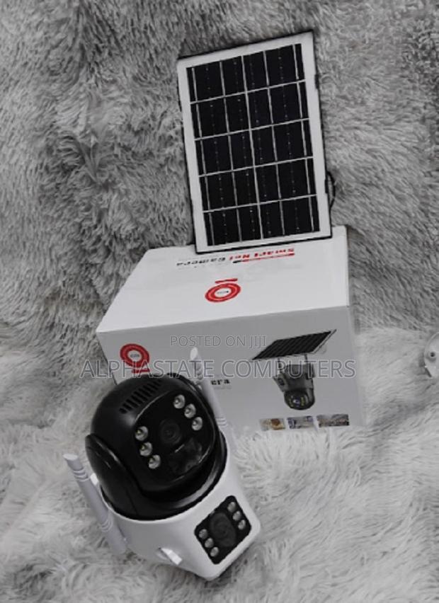 V380 Dual Lens 4G Camera Solar Human Detection Night Vision