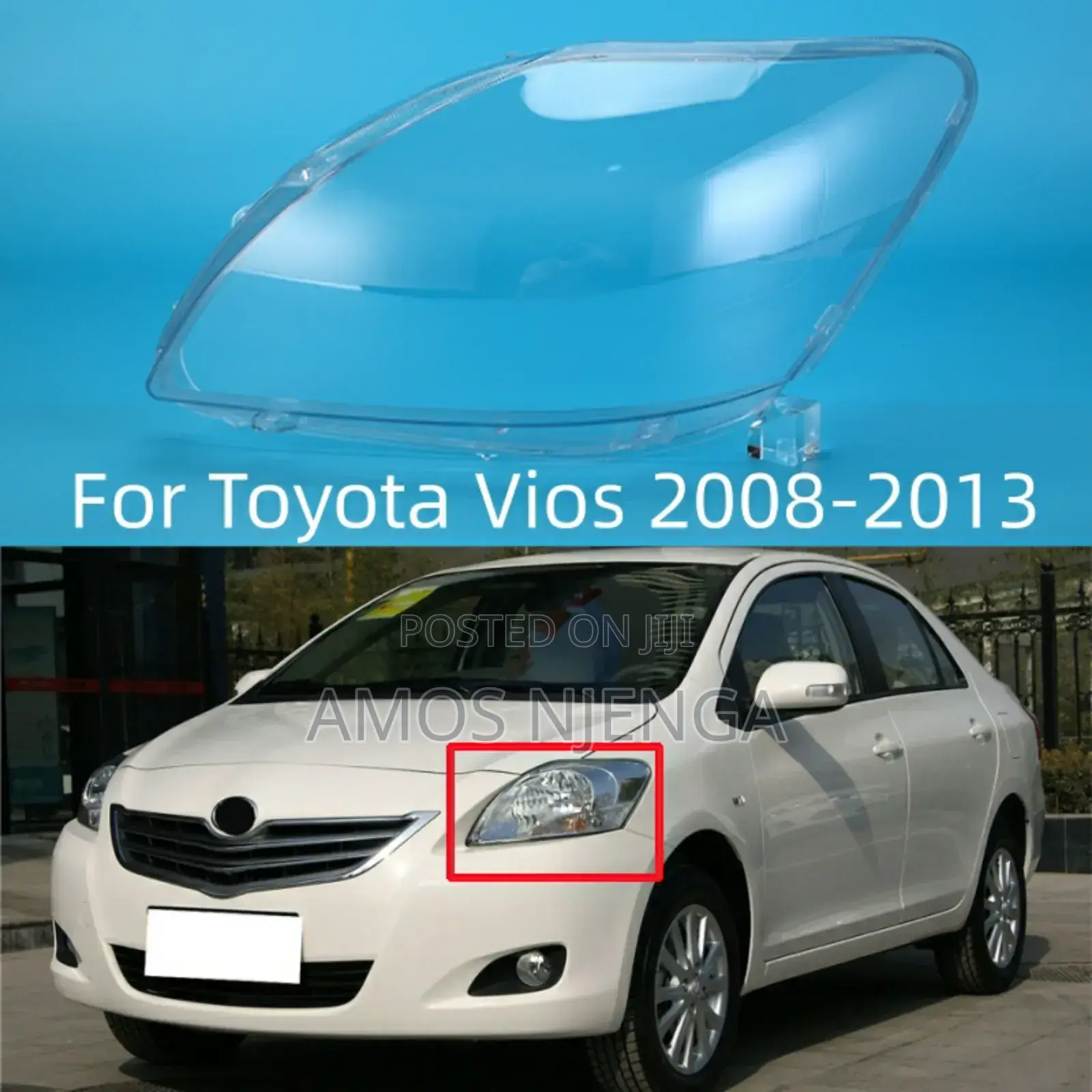 Toyota Belta Headlight Lens
