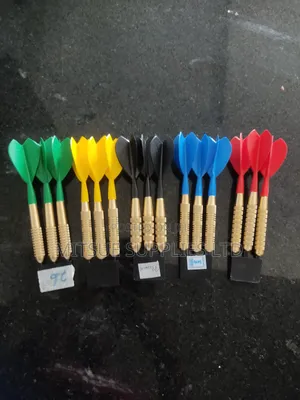 Beginner Steel Darts - Set of 5 Multicoloured Flights