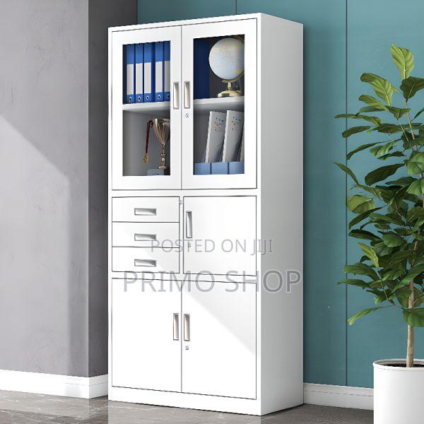 Cabinets:Office Steel Display Secure Cabinet With Safe - thumbnail 2