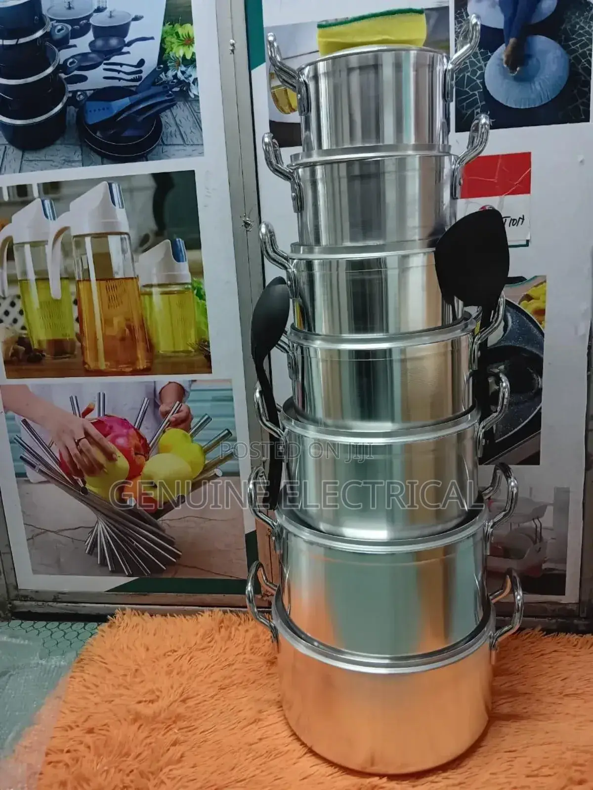 Tornado Tc 14pcs Stainless Steel Cooking Pot