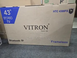 Vitron 43” (2023 Model) Smart Android Frameless