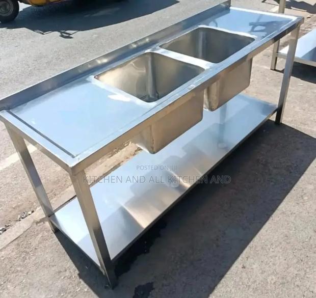 Double Bowl Super Kitchen Sink 6 Feet