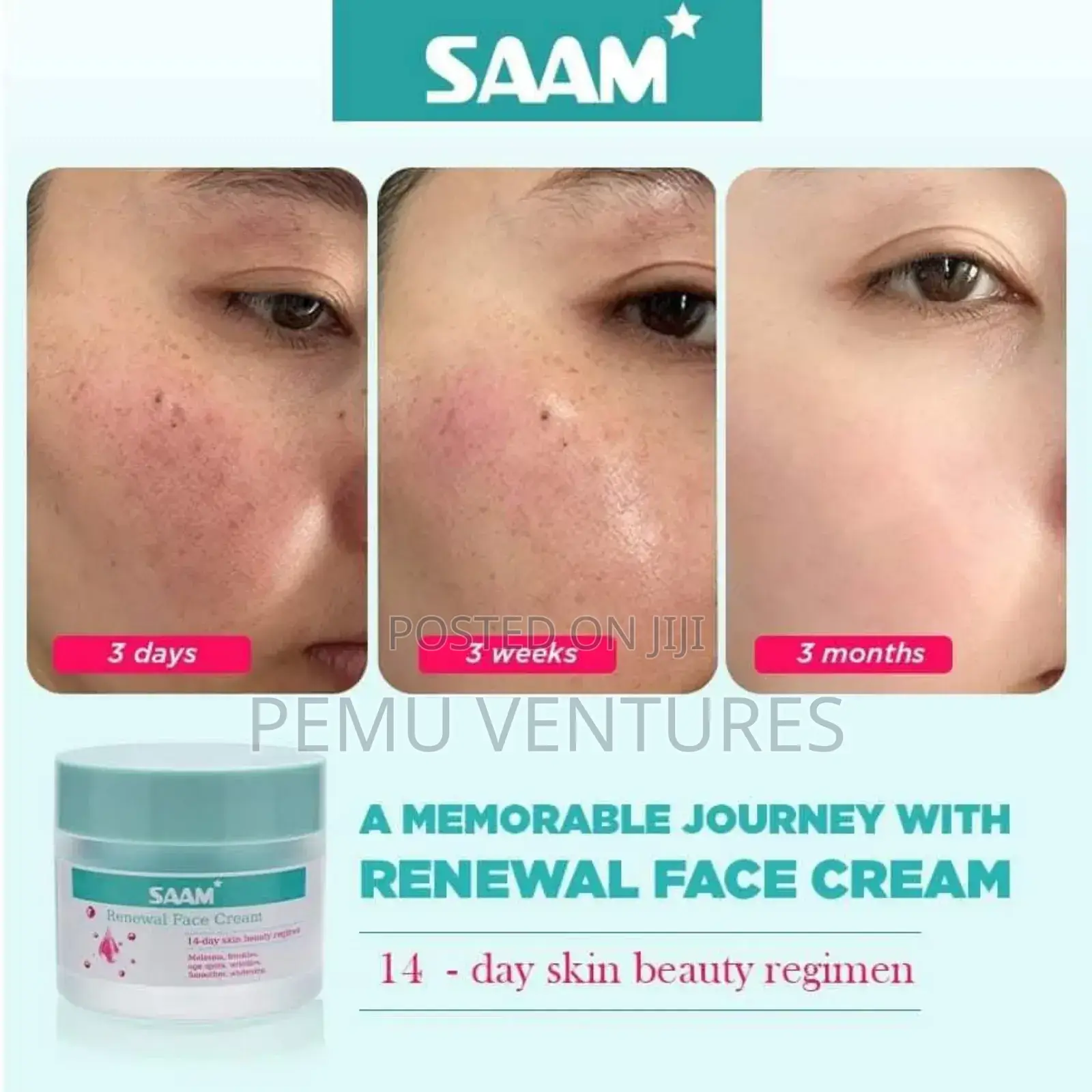 Original Saam Renewal Face Cream With Scan