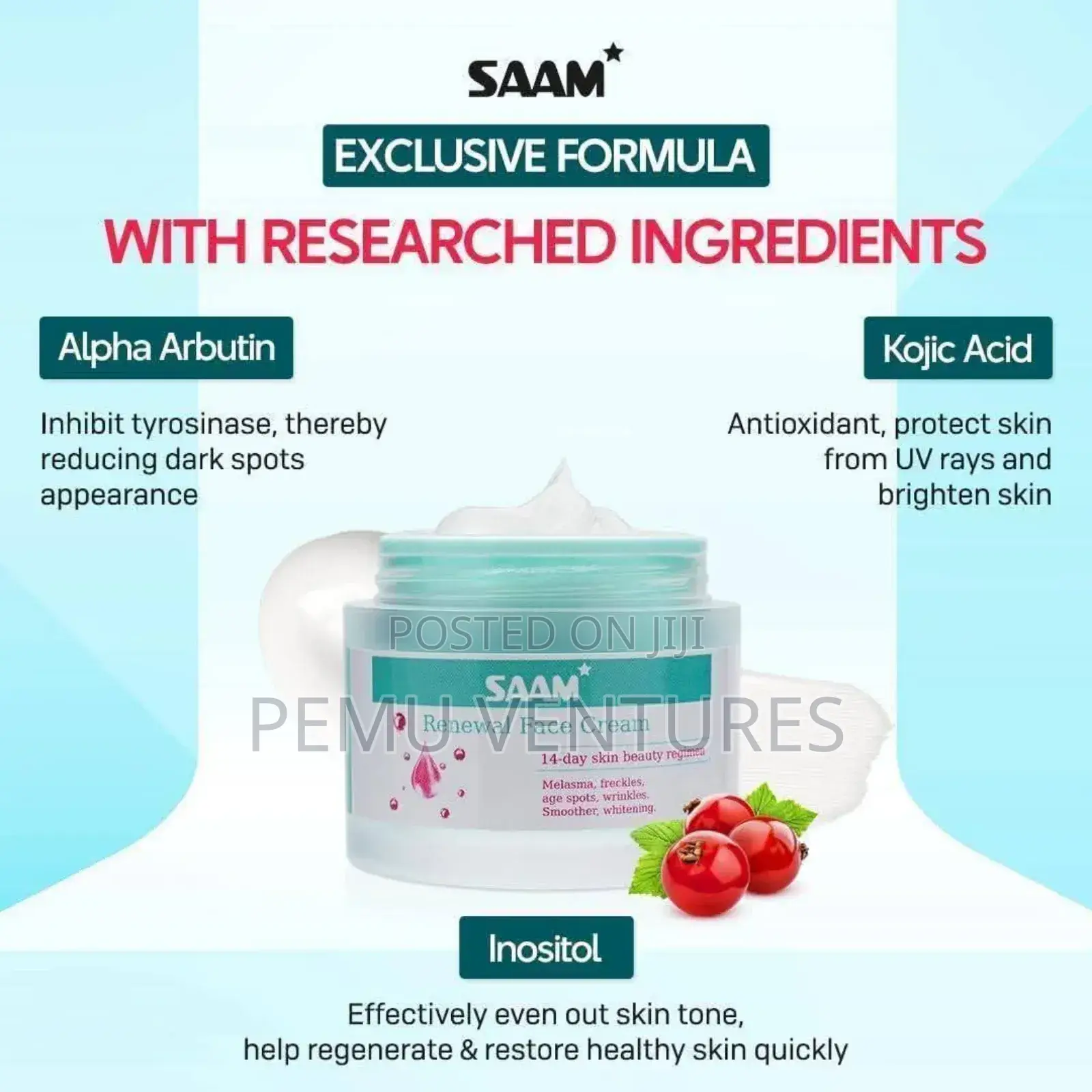 Original Saam Renewal Face Cream With Scan