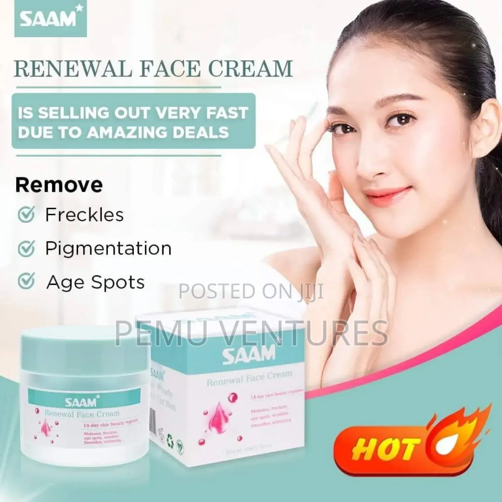 Original Saam Renewal Face Cream With Scan