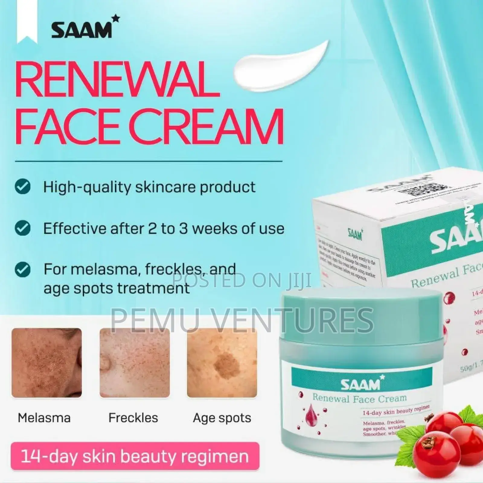 Original Saam Renewal Face Cream With Scan