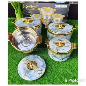 Signature Hot Pot Set of 4 Pc- Pearl Platina