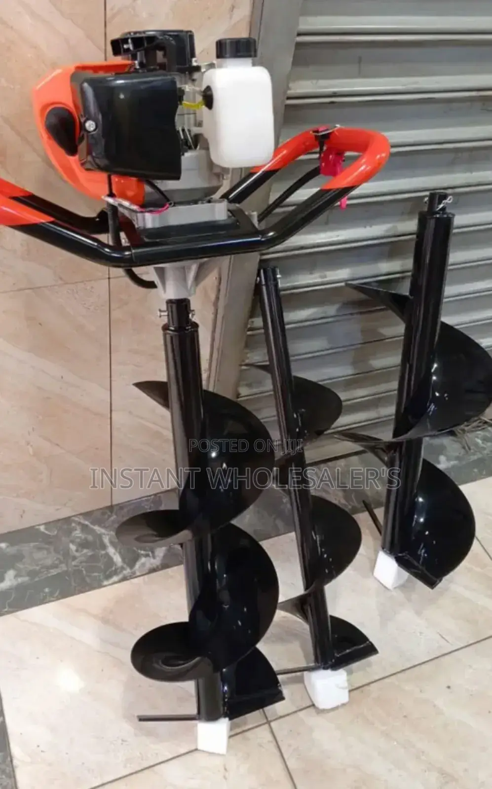 Earth Auger Machine 4 Stroke 3 Bits