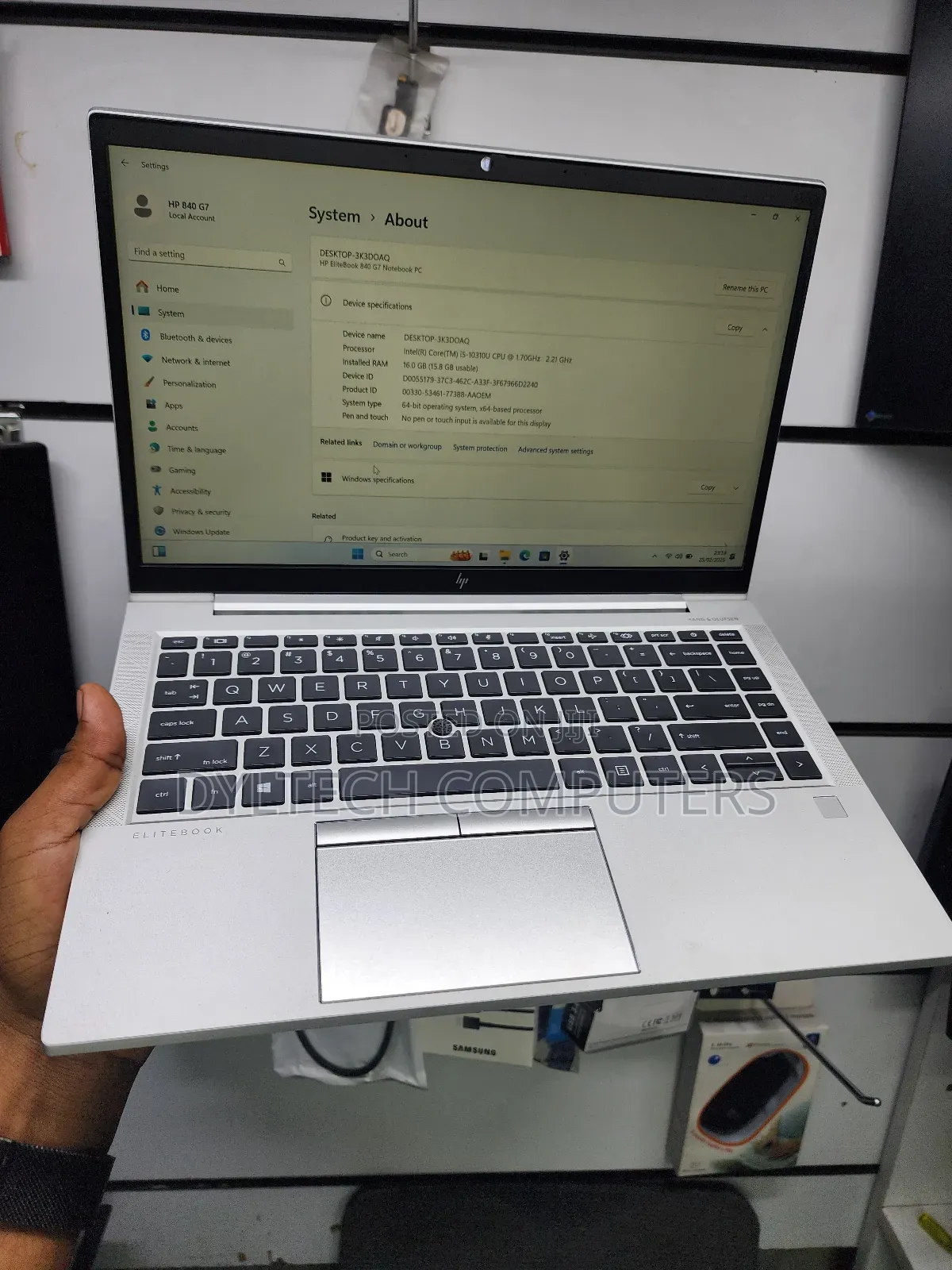 Laptop HP EliteBook 840 G7 16GB Intel Core I5 SSD 512GB