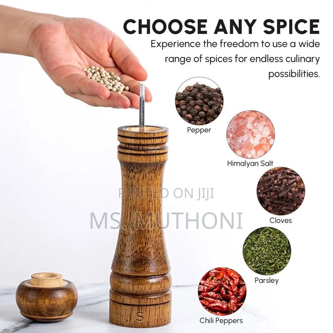 8 Inch Solid Pepper /Spice Grinder*