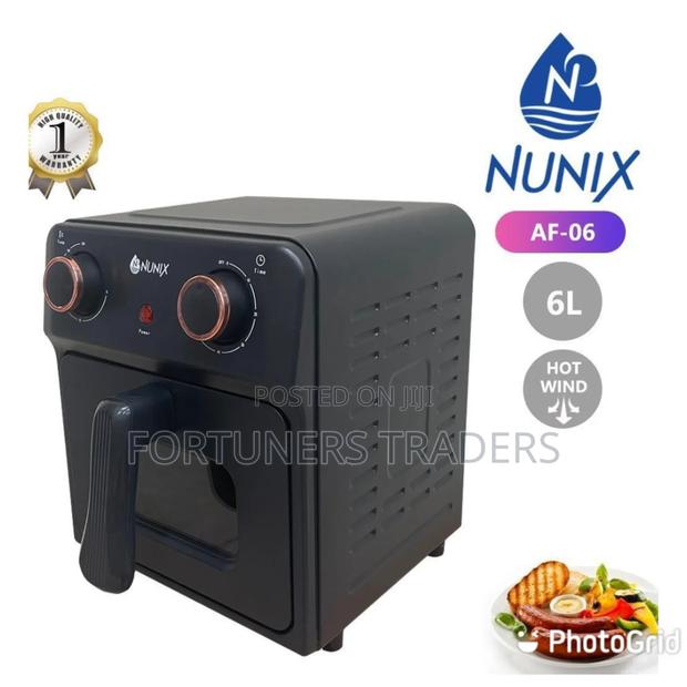 Nunix Air Fryer, 6 Liters Electric -Oil Free,Healthier
