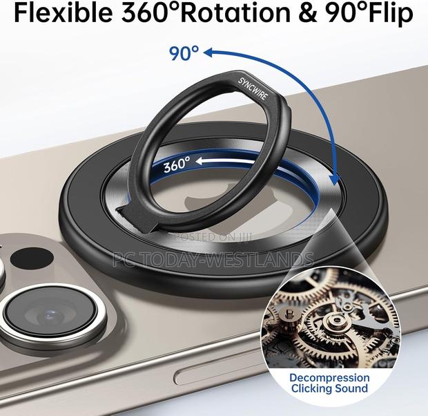 SYNCWIRE Upgraded Magnetic Phone Ring Holder for Magsafe - thumbnail 2