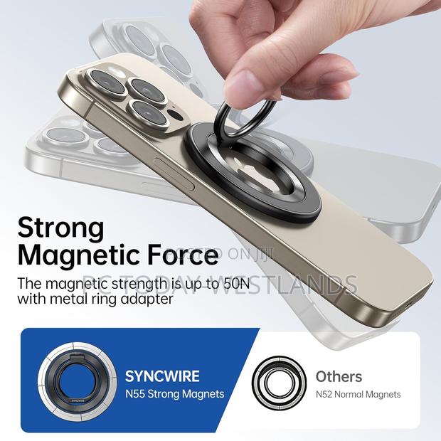SYNCWIRE Upgraded Magnetic Phone Ring Holder for Magsafe - thumbnail 6