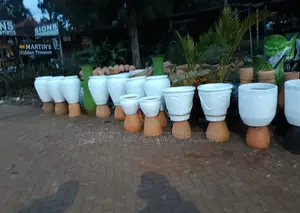 Beautiful Clay Pots Various Sizes Colors
