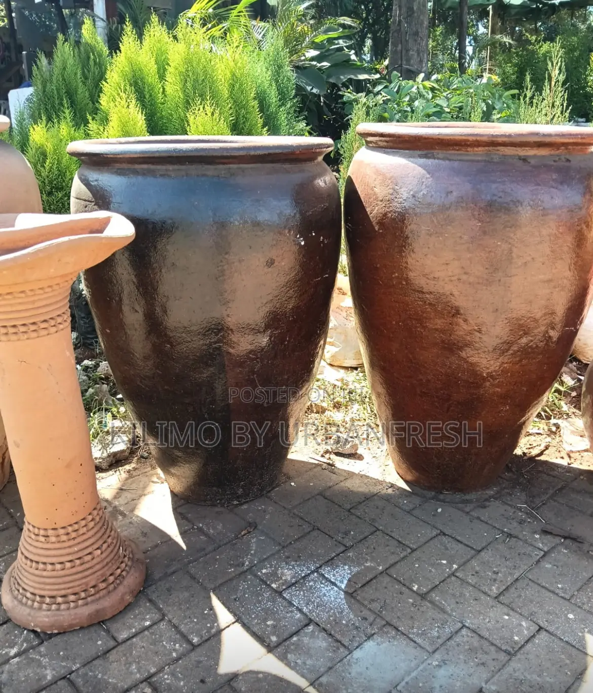 Beautiful Clay Pots Various Sizes Colors