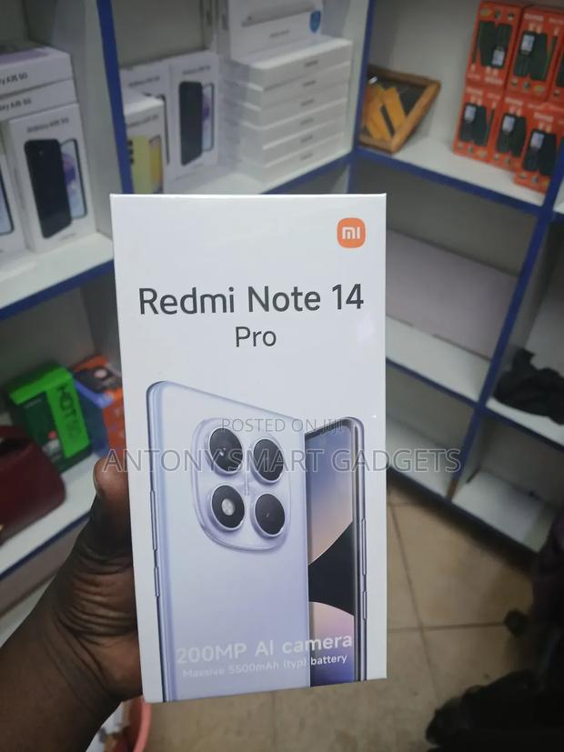 New Xiaomi Redmi Note 14 Pro 256 GB Black - main view