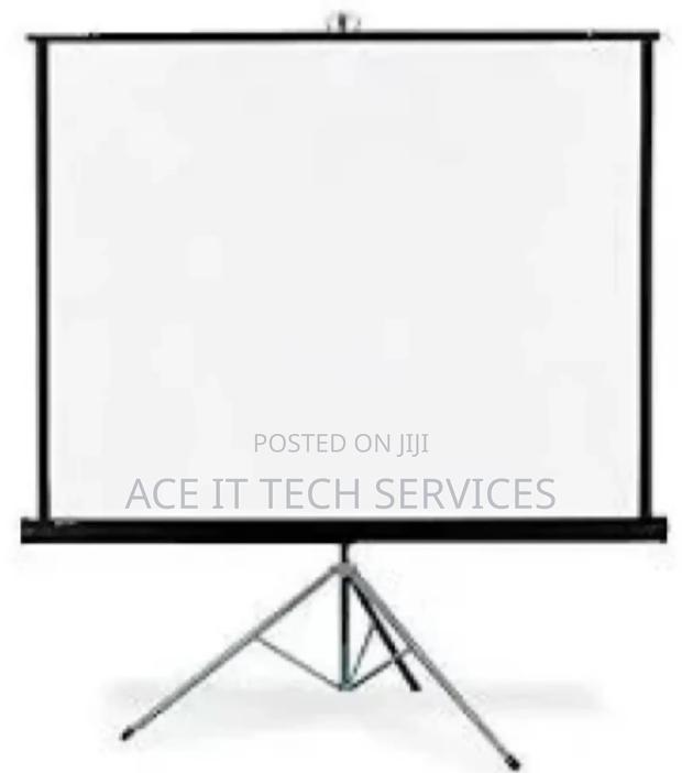 Light Wave TPS 240T Tripod Projector Screen 240 X 240 - main view