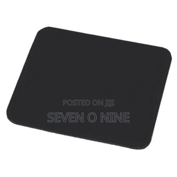 Mouse Pad Plain Black for Office Desk