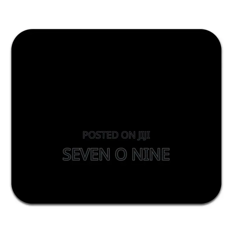 Mouse Pad Plain Black for Office Desk