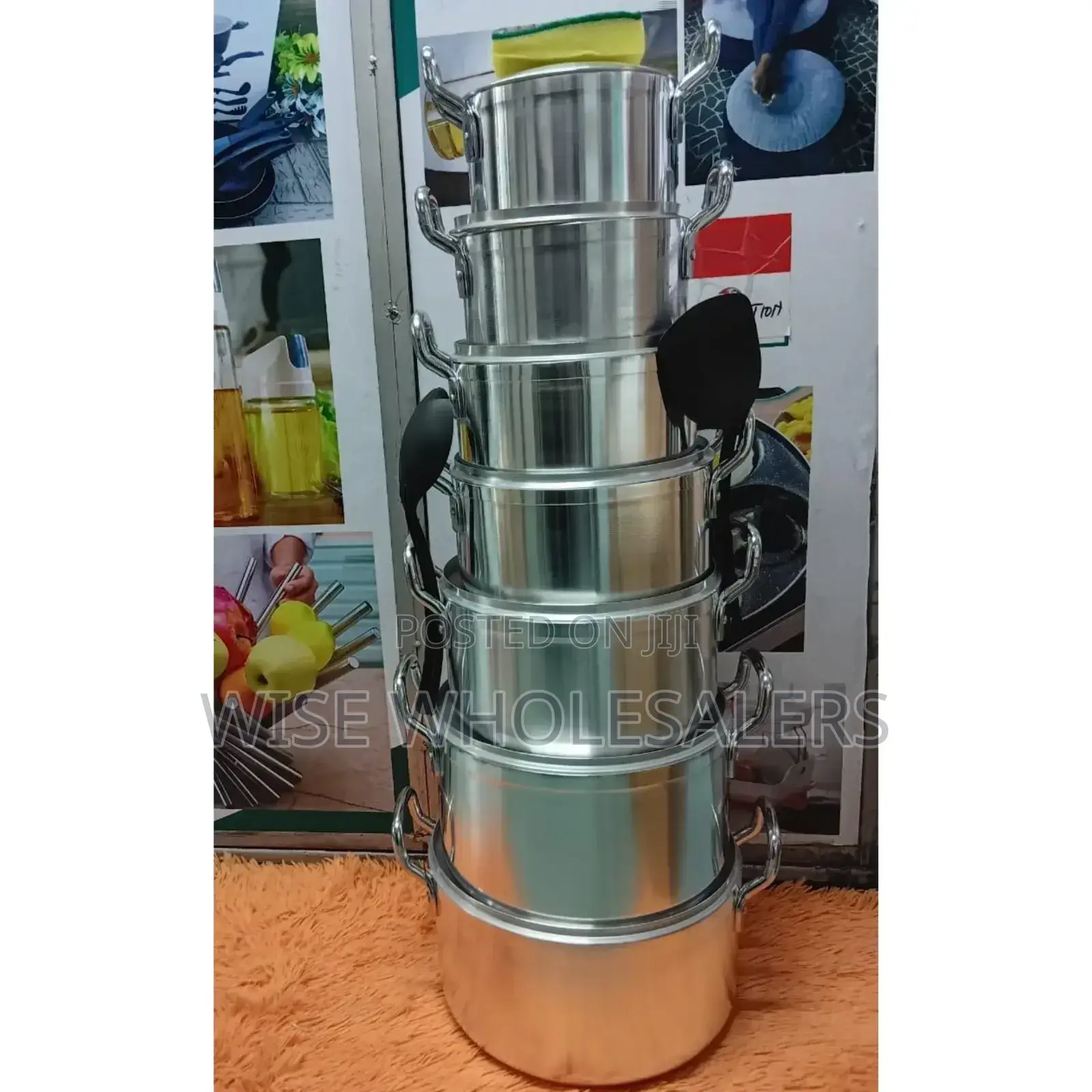 Tornado Stainless Alluminium Sufuria 14pc