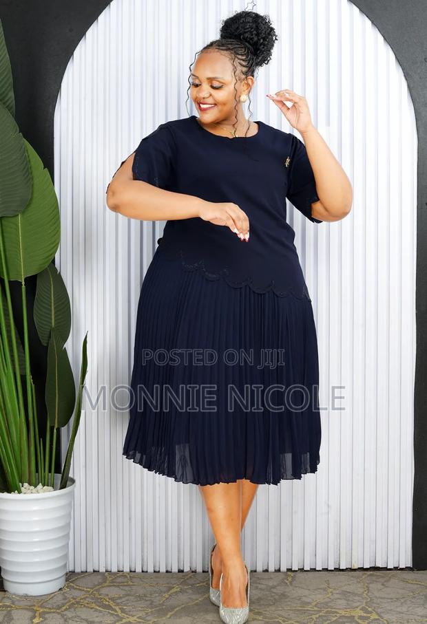 Plus Size Classy Black/Navy Blue - thumbnail 3