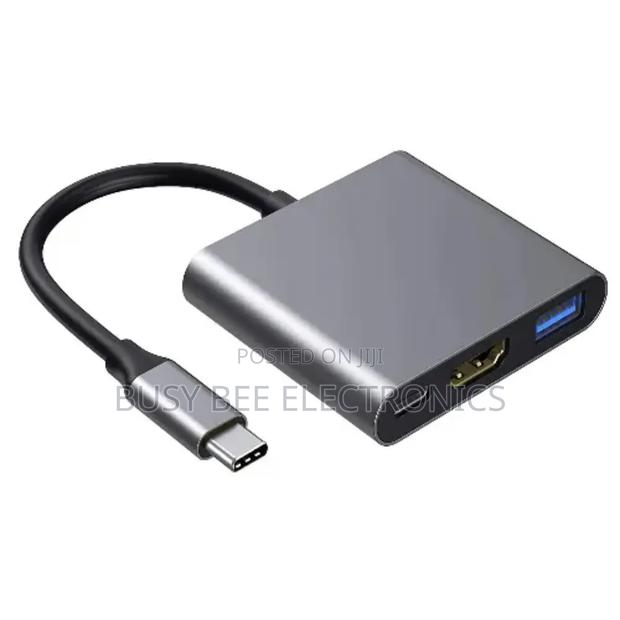 3-in-1 USB Type C to HDMI Adapter Hub - main view