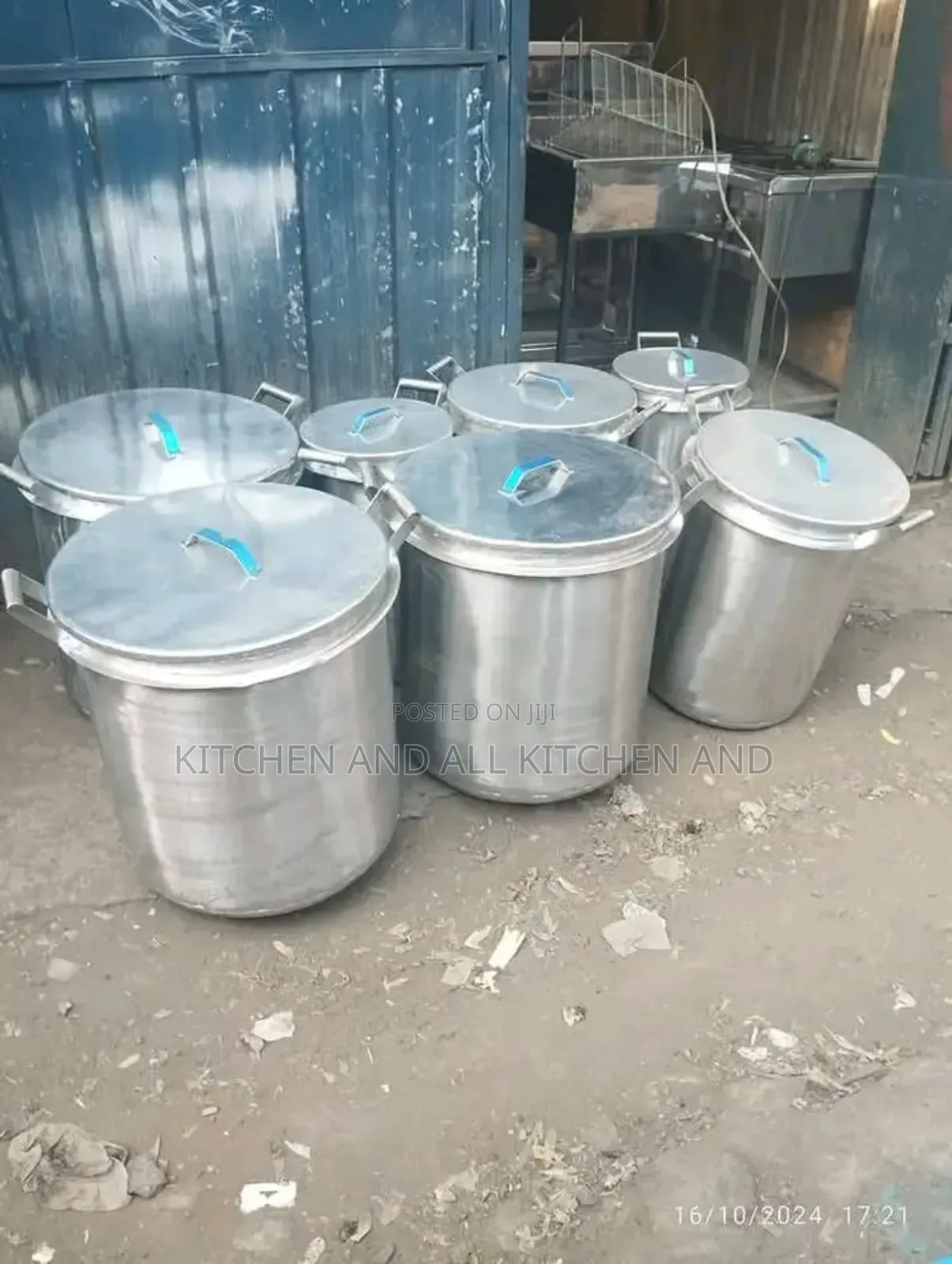 Heavy Gauge Cooking Sufurias Stainless Steel 100ltrs