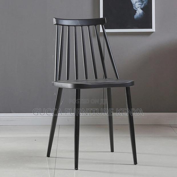 Home Chairs: Multicolor Plastic Back Dining Room Chair - thumbnail 2