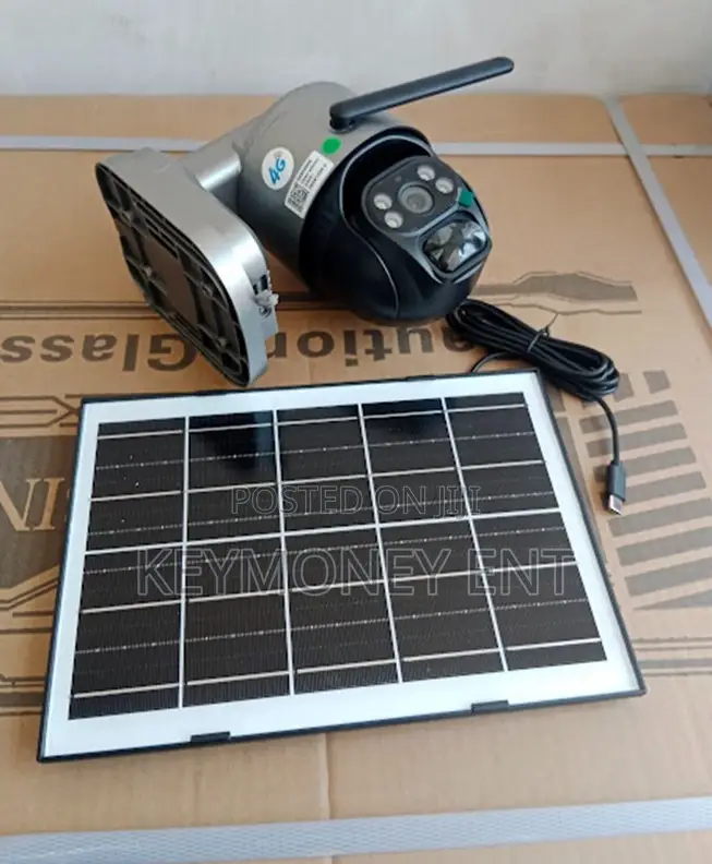 4G Single Lens Simcard Solar PTZ Rotating Outdoor Camera