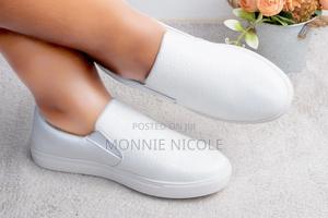 Ladies White Sneakers - thumbnail 2
