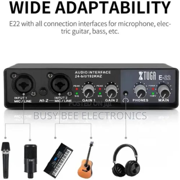 XTUGA E22 Audio Interface - main view