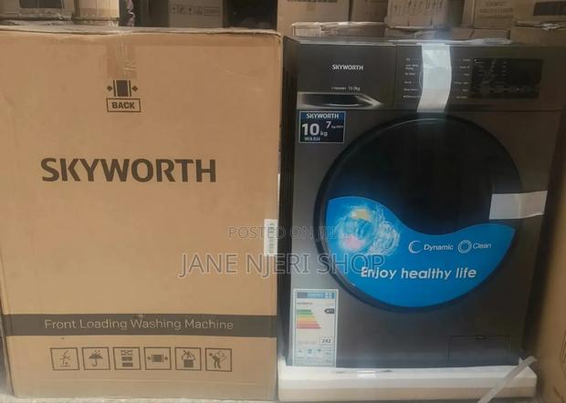 Skyworth 10 Kg Washing Machine Front Load - main view