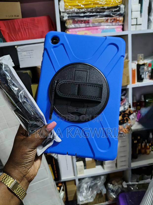 Samsung Galaxy A9 Blue Rugged Back Cover - main view