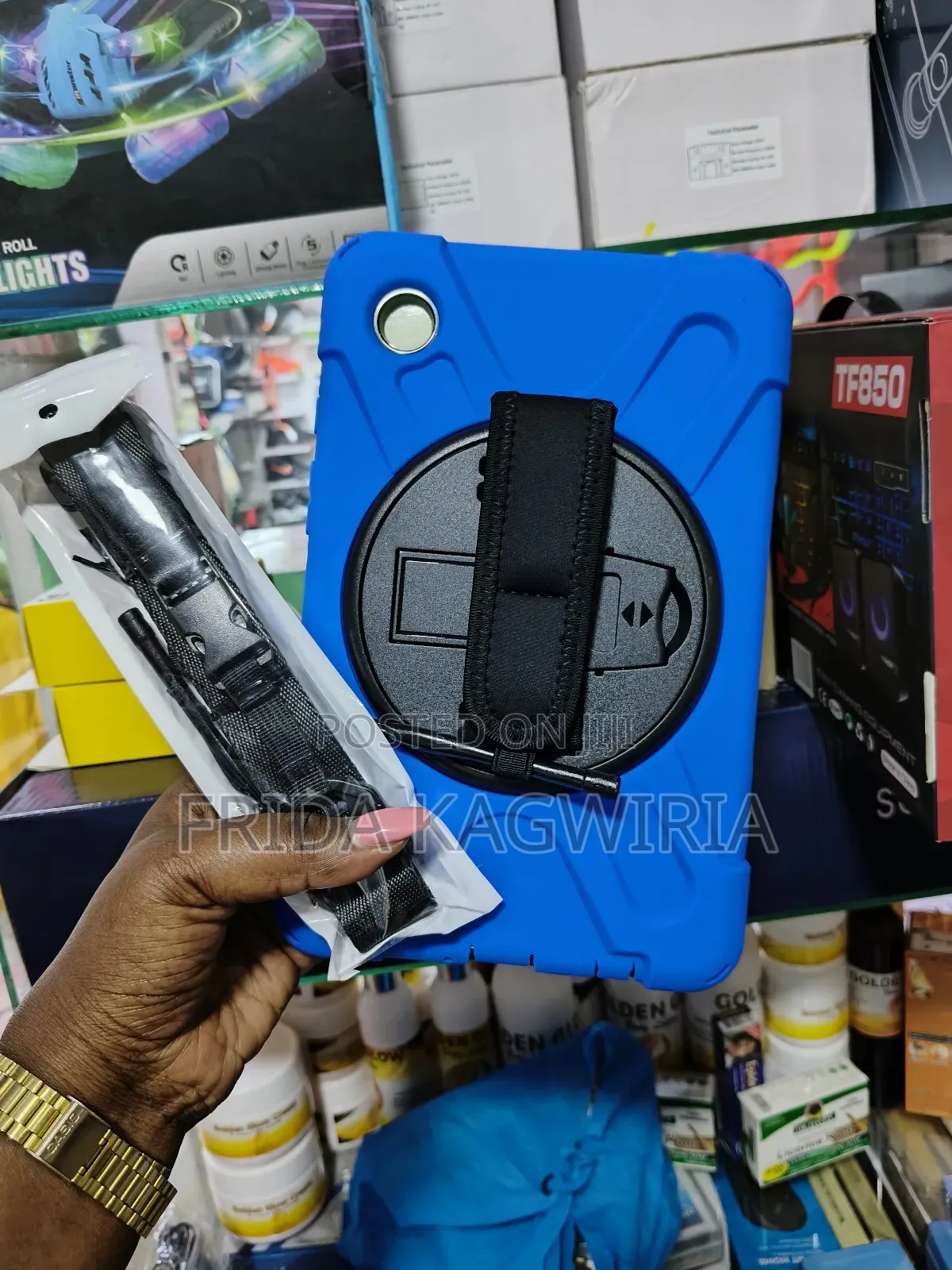 Samsung Galaxy A9 Blue Rugged Back Cover