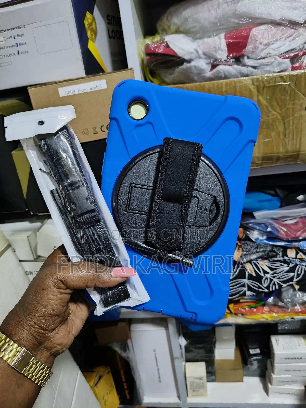 Samsung Galaxy A9 Blue Rugged Back Cover