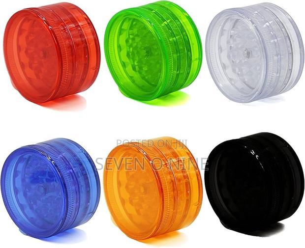 Acrylic Dry Herb Grinder 60mm 3-Part - thumbnail 2