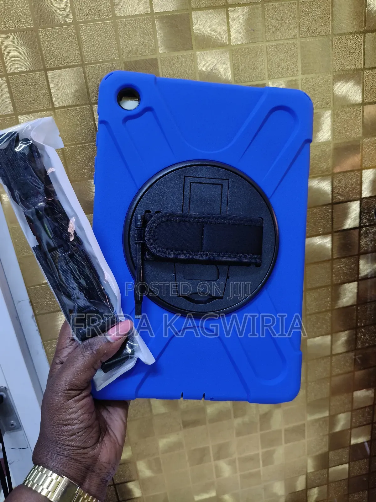 Samsung Galaxy Tab A9 Plus Blue Rugged Back Cover